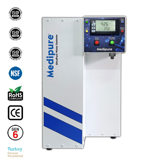 DT-5015 Laboratuvar Saf Su Cihazı 15 lt/saat